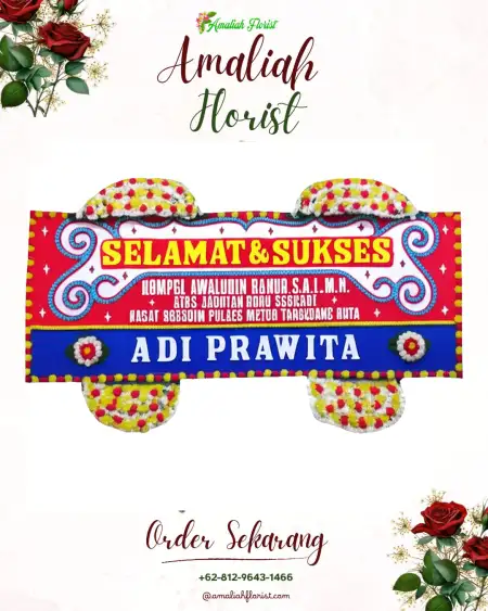 Papan Bunga Ucapan Selamat Kadumerak