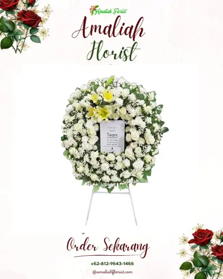 Krans Bunga Duka Kadumerak